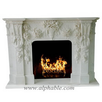 Natural marble majestic fireplace SF-257
