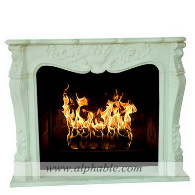 Marble freestanding fireplace mantel SF-258