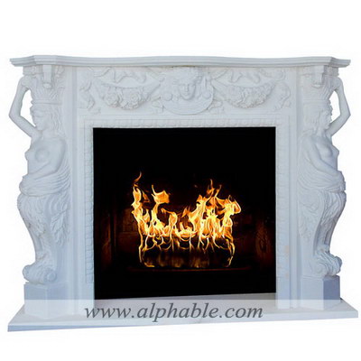 Marble mantle fireplace SF-261