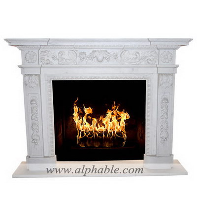 Custom marble fireplace mantel SF-269