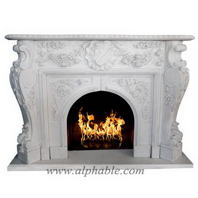 Carrara marble fireplace surround SF-272