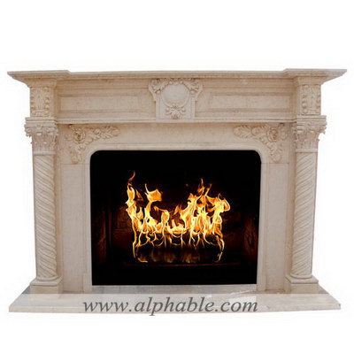 Carved marble fireplace SF-281