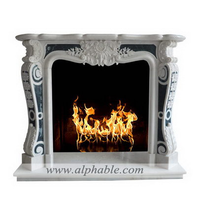 Marble fireplace mantel colors SF-292