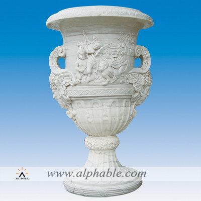 Garden marble flowerpot SFP-001
