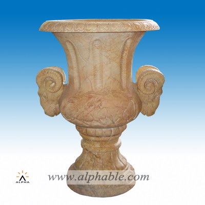 Garden marble flower vase SFP-045