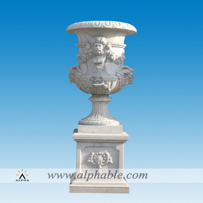 Solid marble extra tall planters SFP-055