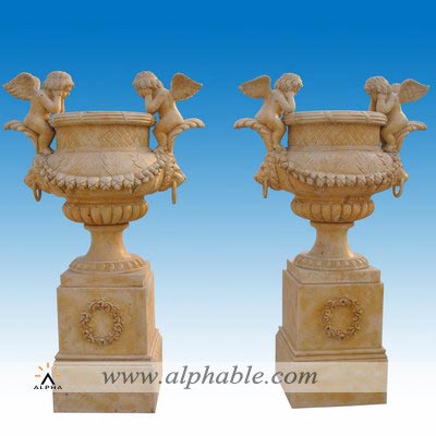 Angel statue design ornamental plant pot SFP-073