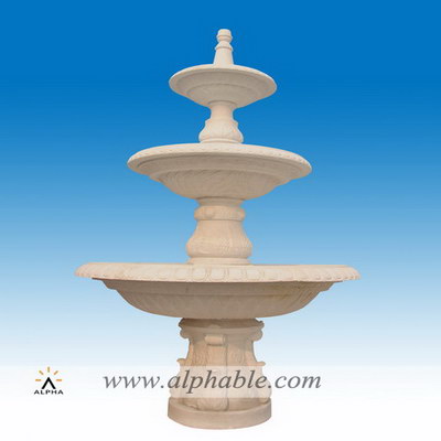 Large stone bowl water feature SZF-014