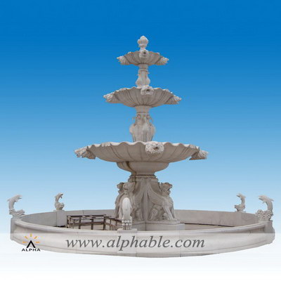 Large stone water fountains SZF-038