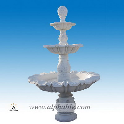 Pineapple designs marble fountain SZF-042