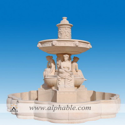 Carved natural stone water fountains outdoor  SZF-055