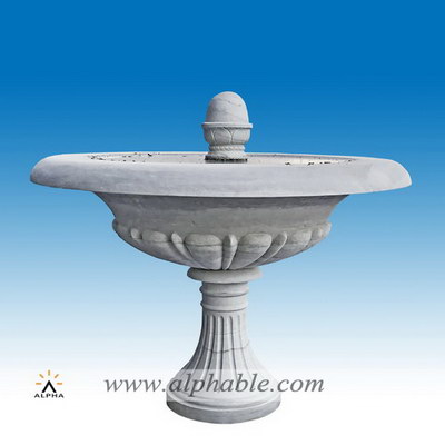 Carved marble bowl water feature SZF-081