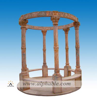 Carved marble Roman gazebo SG-004