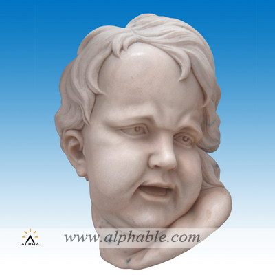Marble relief face SR-008