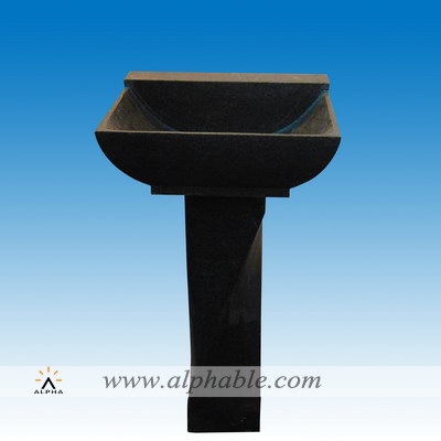 Stone pedestal sink SK-050