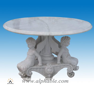 Angel statues marble table STB-010