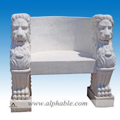 Marble lion sculptural chair STB-030