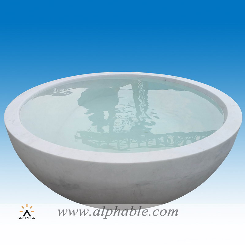 Natural stone round bathtub ST-031