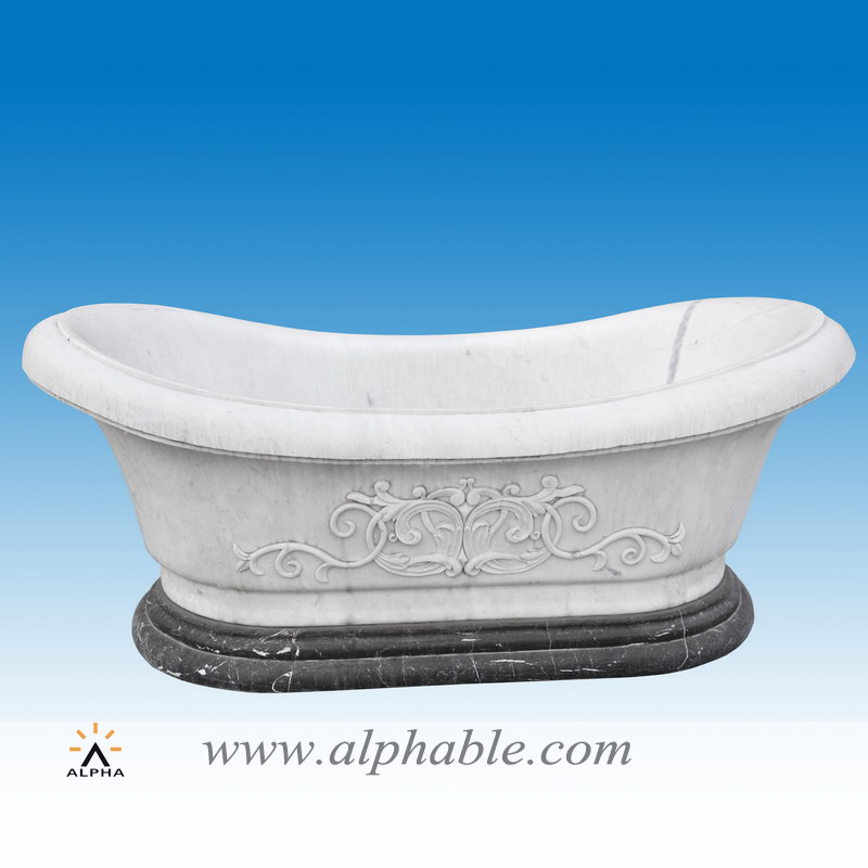Solid marble stand alone bathtubs ST-032