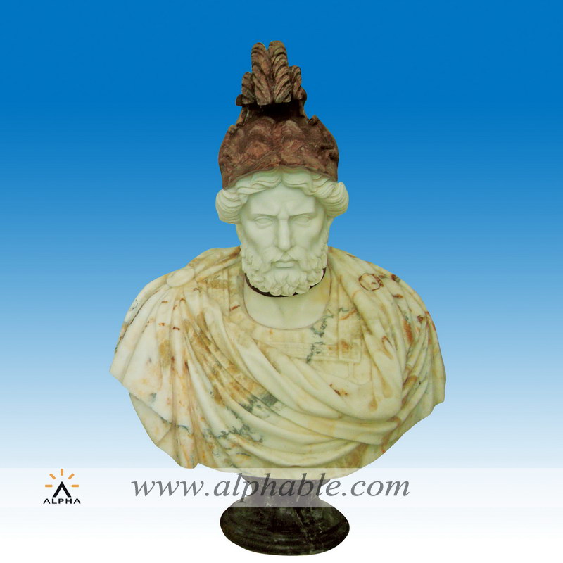 Marble bust of a man SB-058