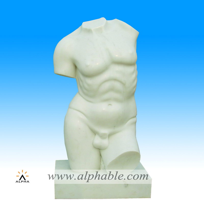 Male marble torso sculpture SB-089
