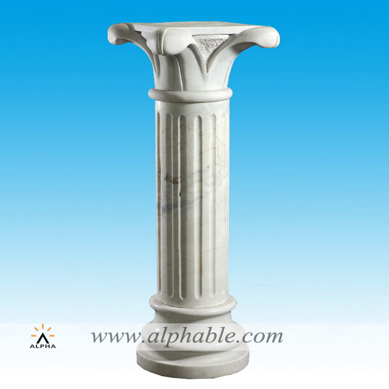 Elegant marble white columns SP-036