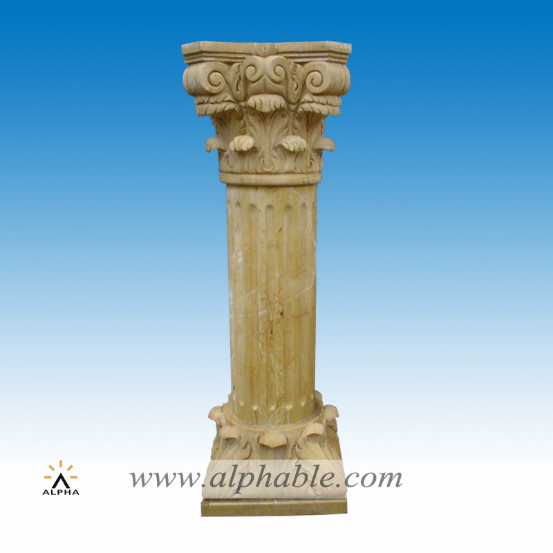 Classic yellow stone pillars SP-057