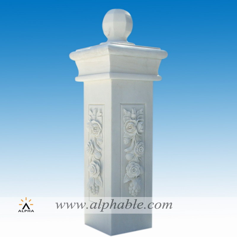 Front marble gate column SP-080