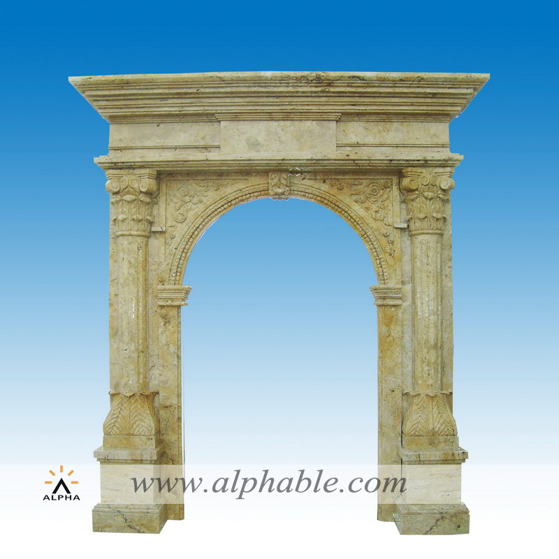 Column design stone door frame SFD-017
