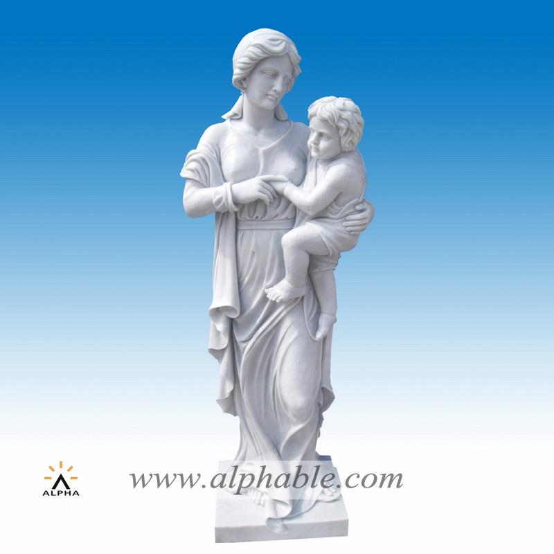 Mother Mary with baby Jesus statue SS-159