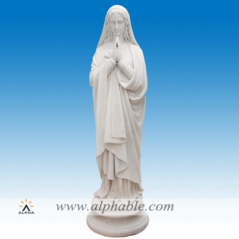 Marble Virgin Mary statue SS-345