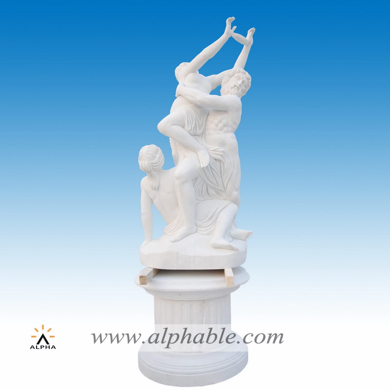 Marble Rape of the Sabine Women sculpture SS-324