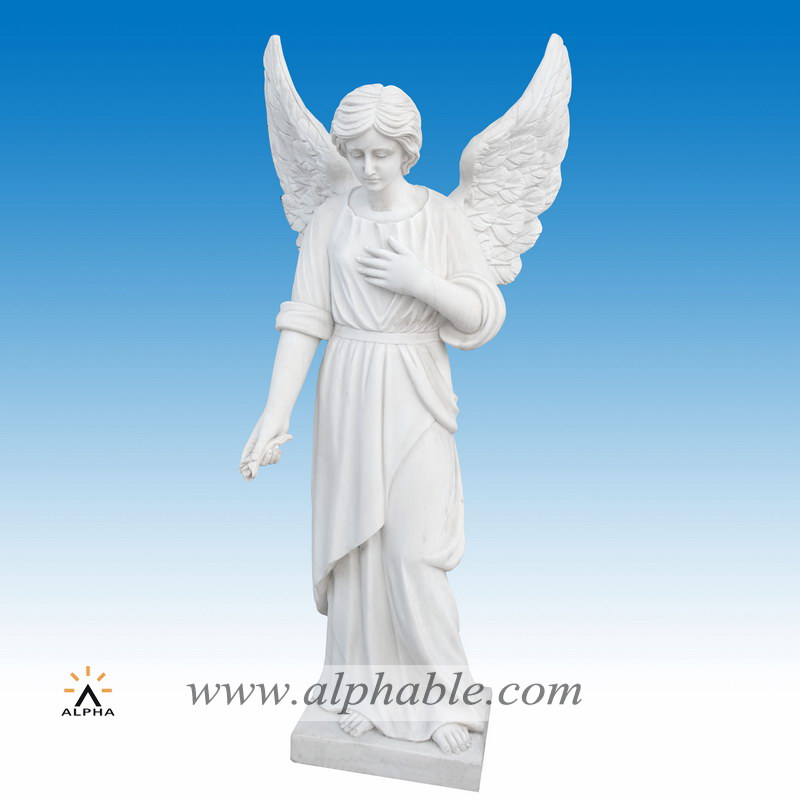 Marble angel statues for graves SS-399