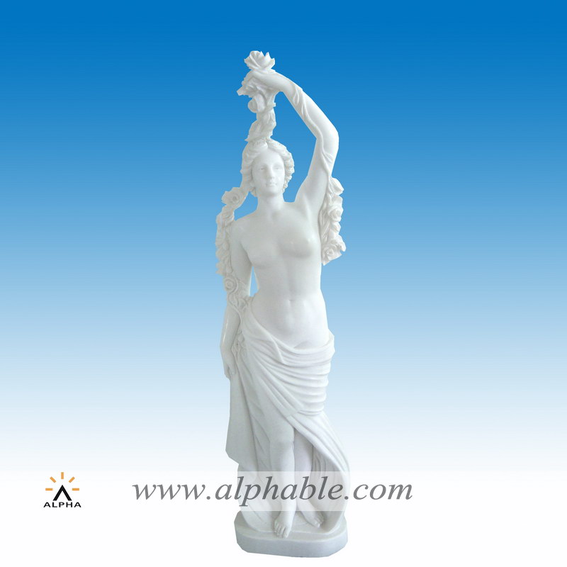 Marble flower god statue SS-113