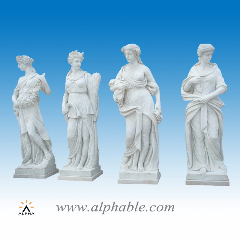Marble four seasons sculpture SS-079