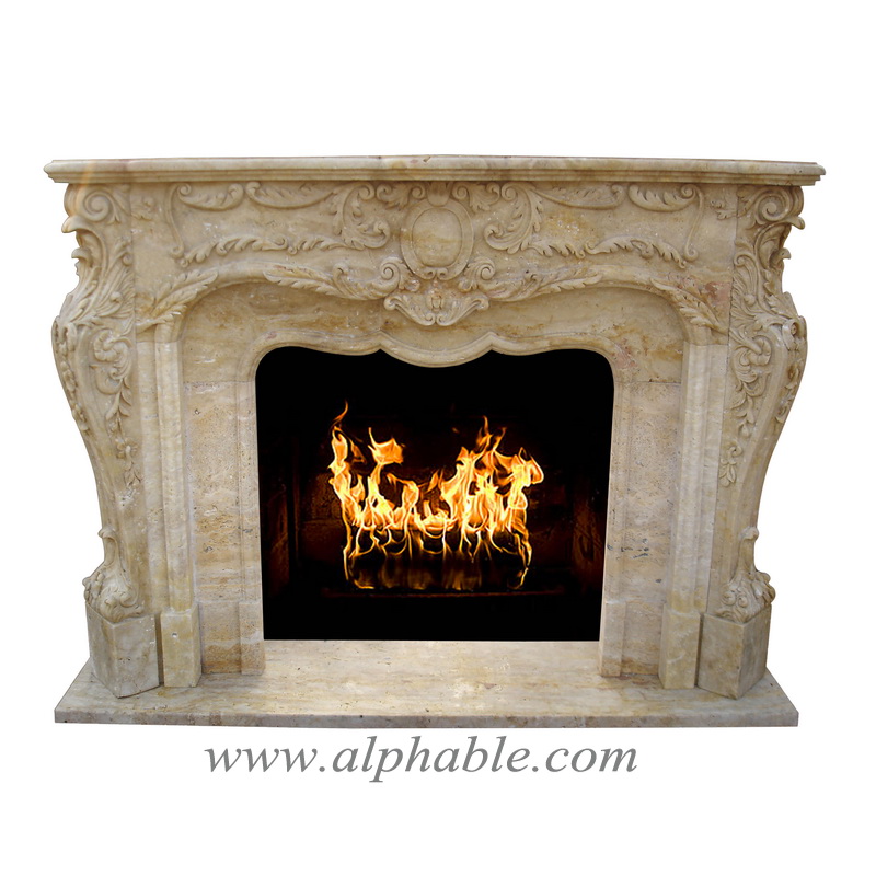 Natural stone fireplace surround SF-016
