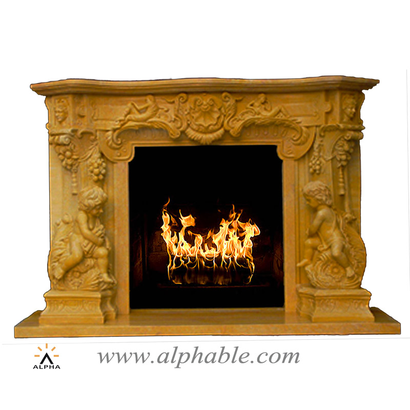 Marble classic fireplace mantel SF-085