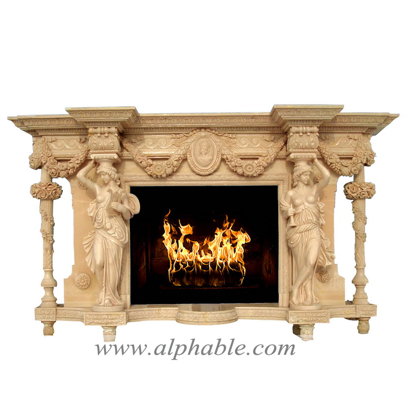 Luxury marble fireplace SF-116