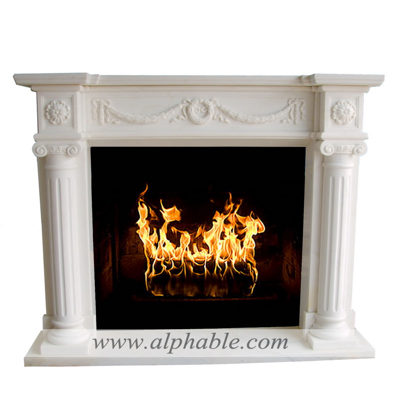 Marble Victorian fireplace mantel SF-167