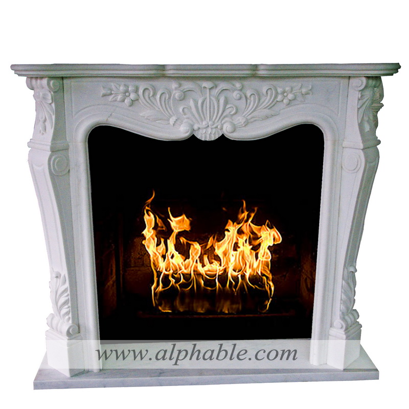 Small marble fireplace SF-218