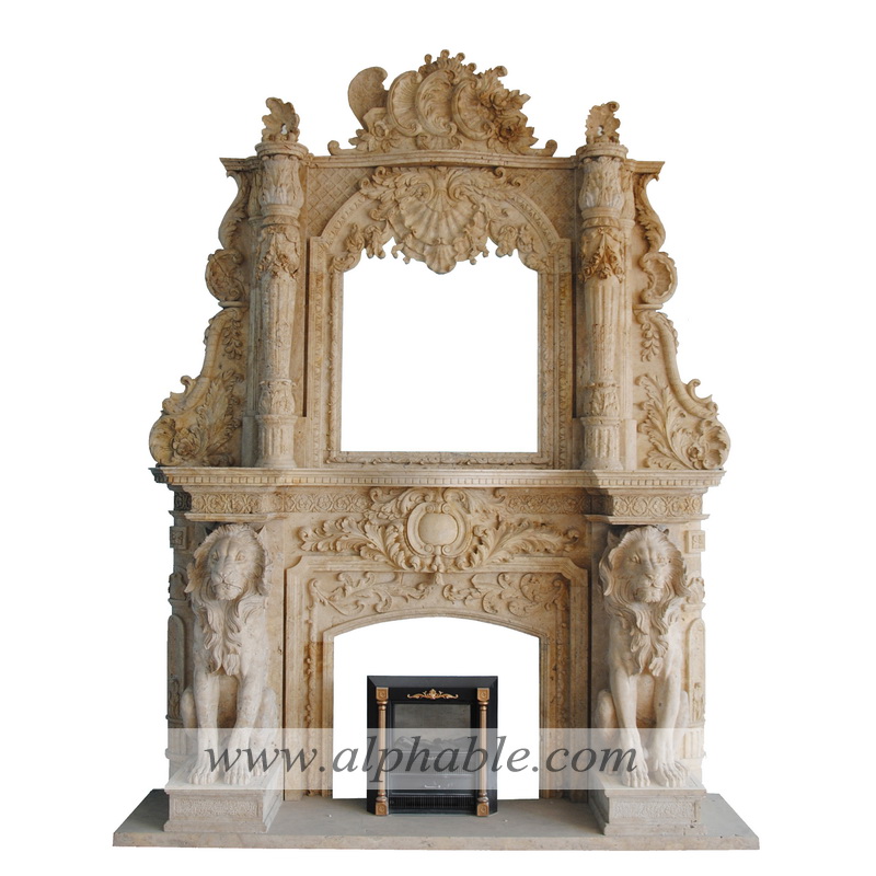Giant marble overmantel SF-250