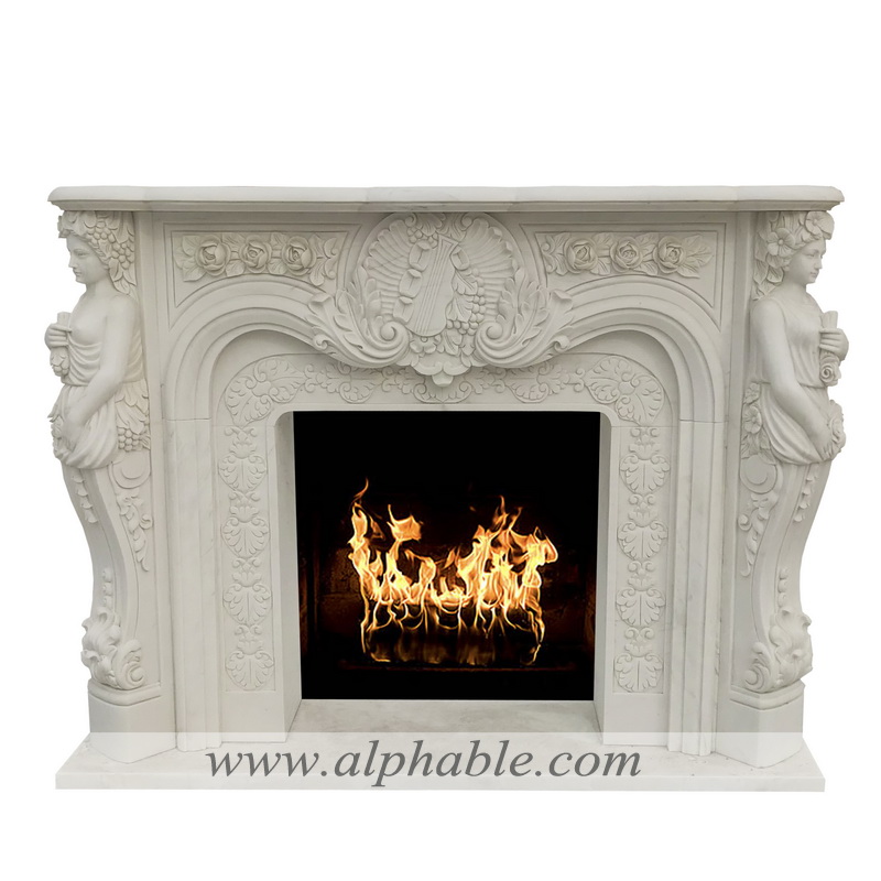 Marble around fireplace SF-296