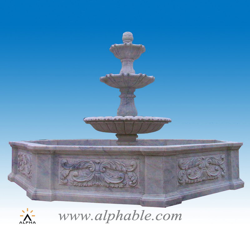 White marble fountains for sale SZF-027