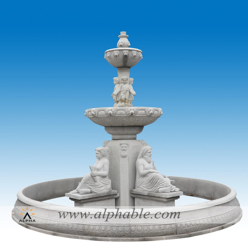 Granite front yard fountains SZF-090