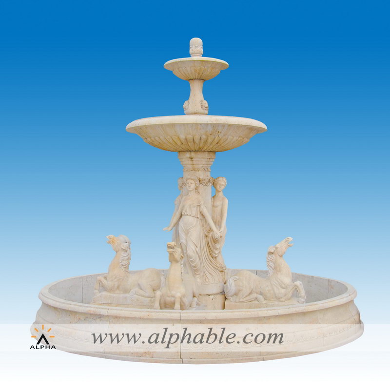 Italian design outdoor large water feature SZF-096