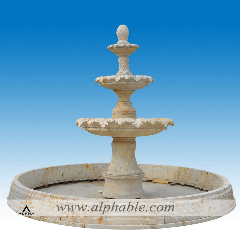 Large outdoor 3 tier water fountain SZF-100