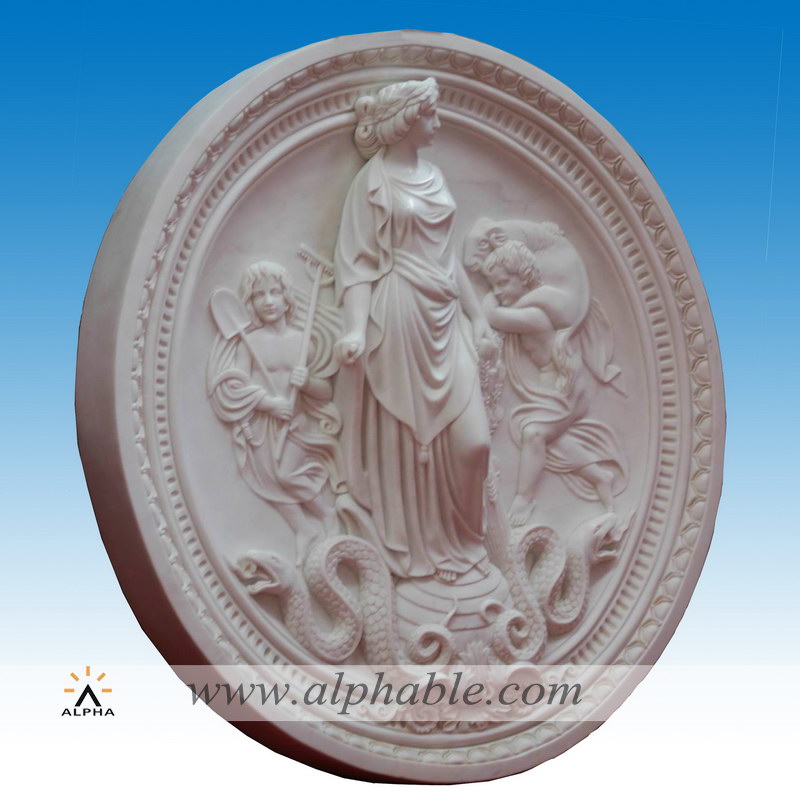 Marble low relief carving SR-005