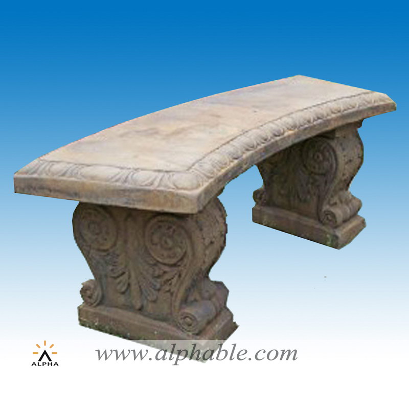 Antique stone bench STB-004