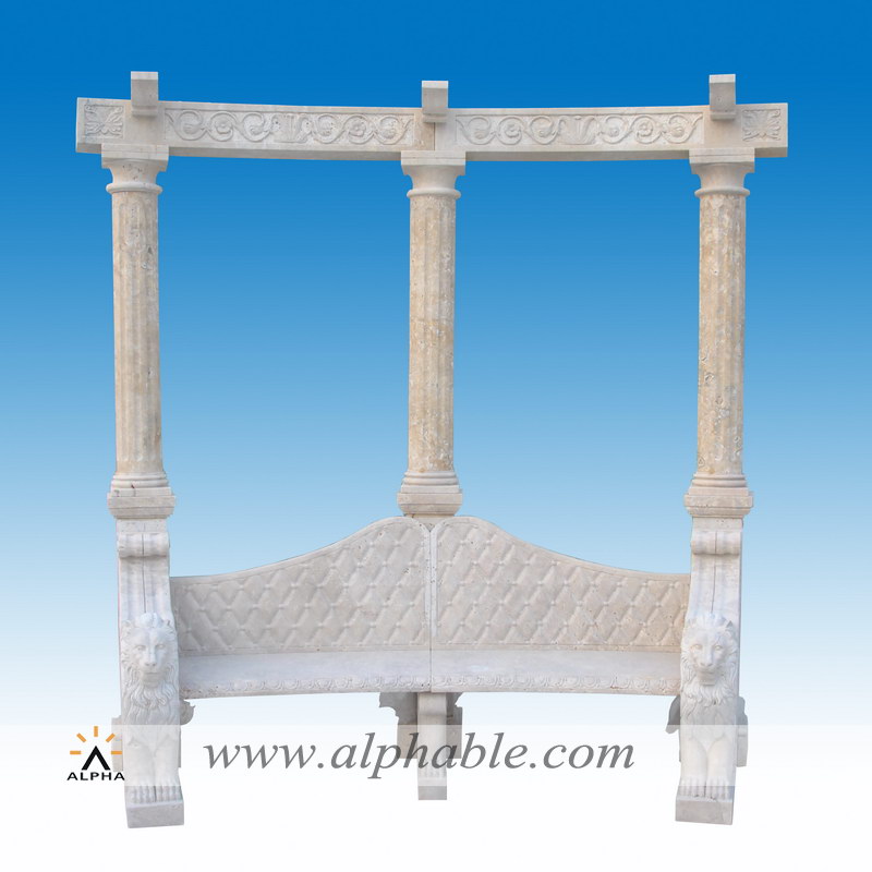 Natural stone benches for garden STB-047