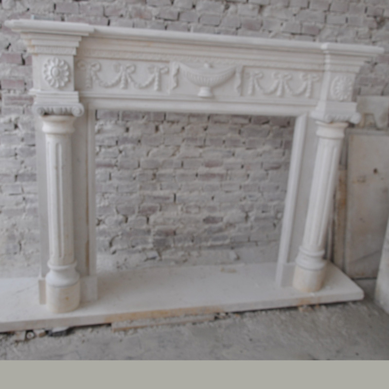 Column design fireplace mantel DSC_1504
